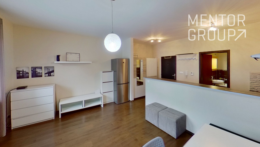 360° VR - ponúkame na predaj 1i byt v novostavbe na rohu ulíc Hraničná a Mlynské Nivy