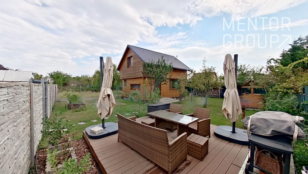 360° VR - ponúkame na predaj 3 izbovú chatu v záhradkárskej oblasti Žabí Majer